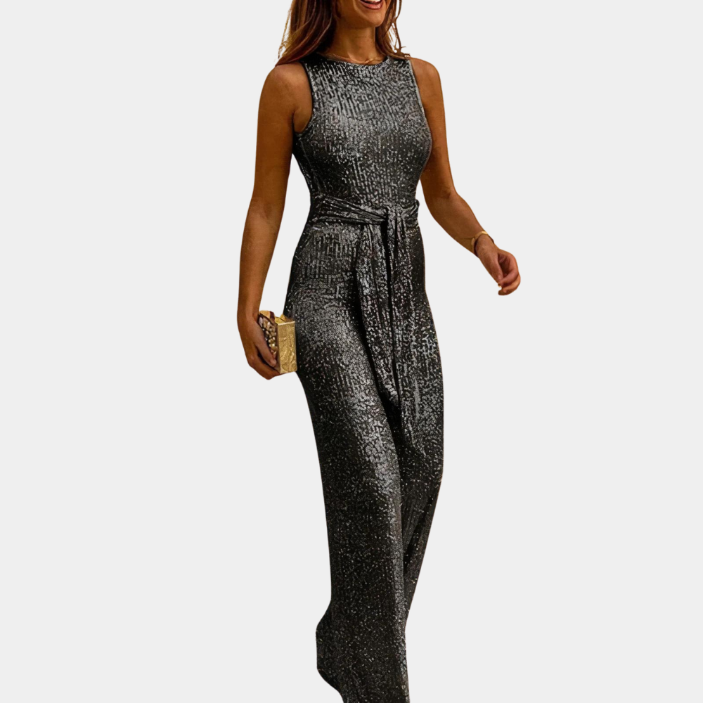 Dames Jumpsuit Feestelijk met Pailletten voor Speciale Gelegenheden 4