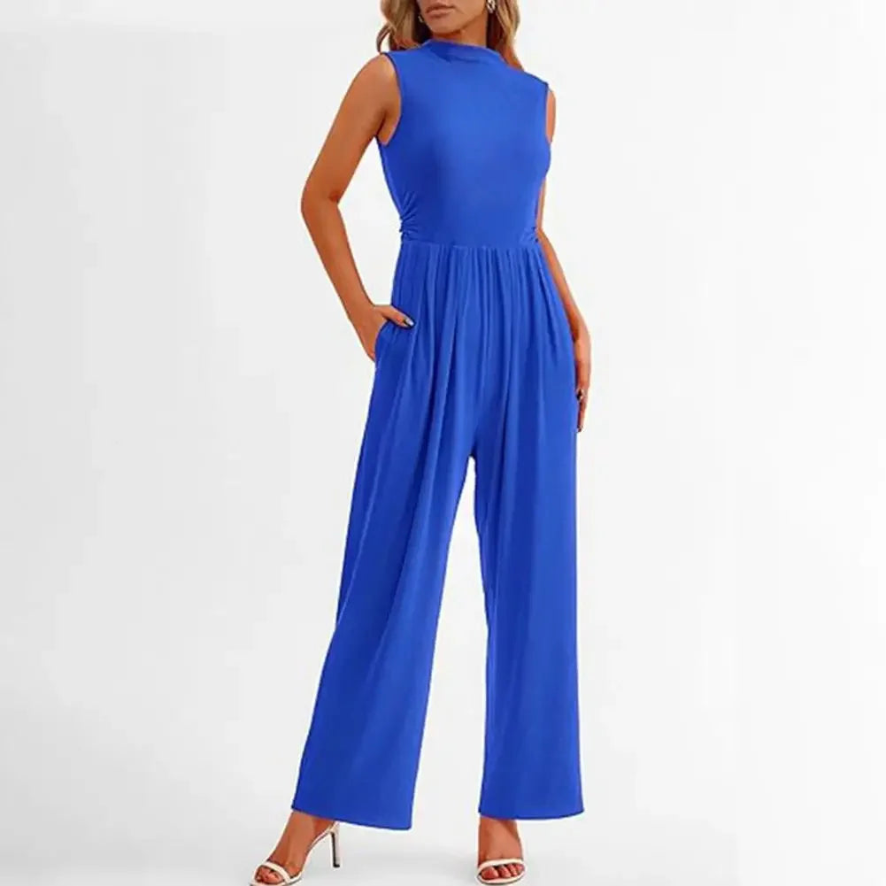 Dames Jumpsuit Formeel Met Wijde Pijpen 1
