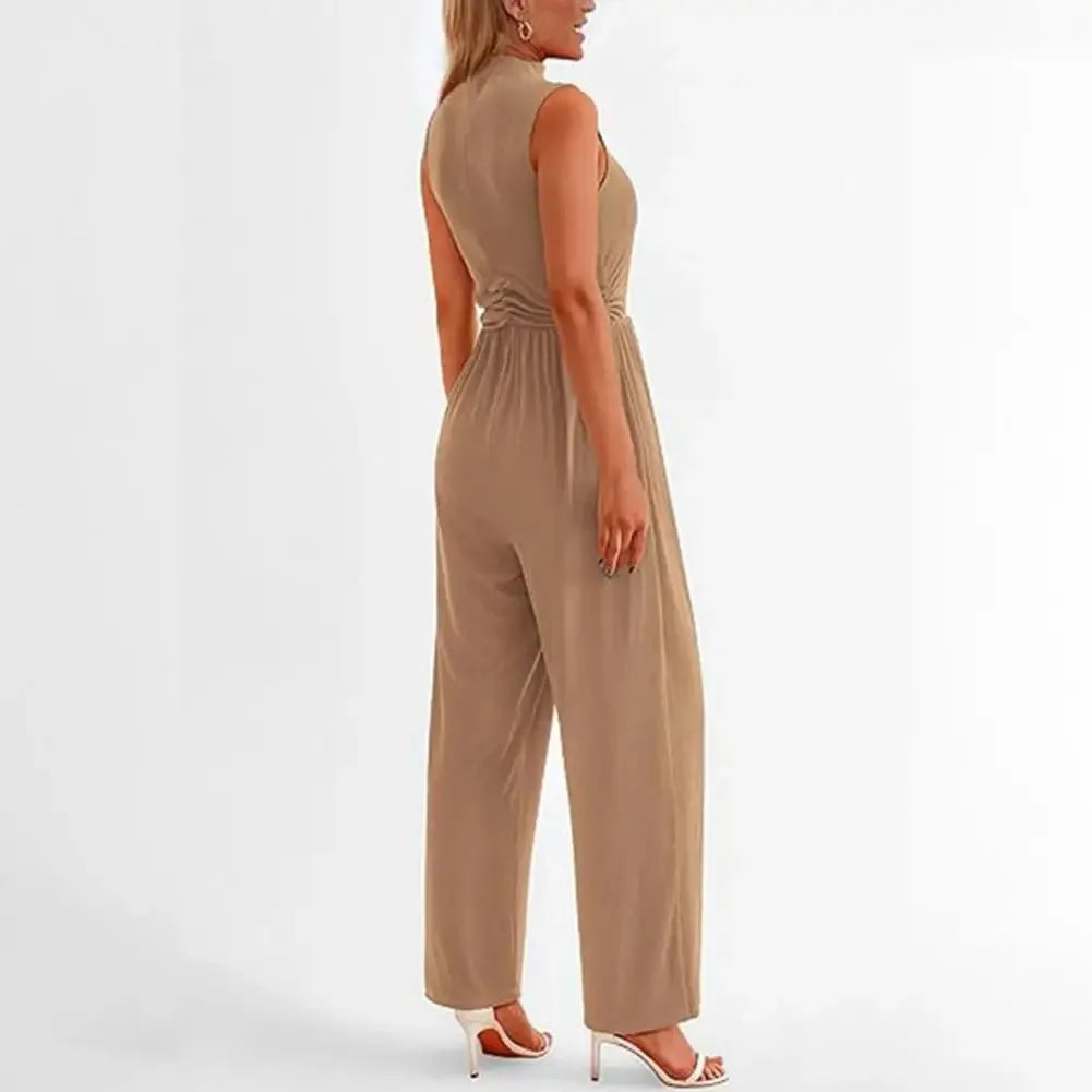 Dames Jumpsuit Formeel Met Wijde Pijpen 4