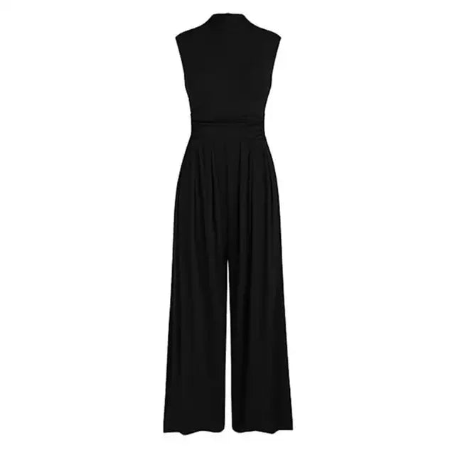 Dames Jumpsuit Formeel Met Wijde Pijpen 8