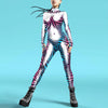 Dames Jumpsuit Futuristisch Punk Design 16