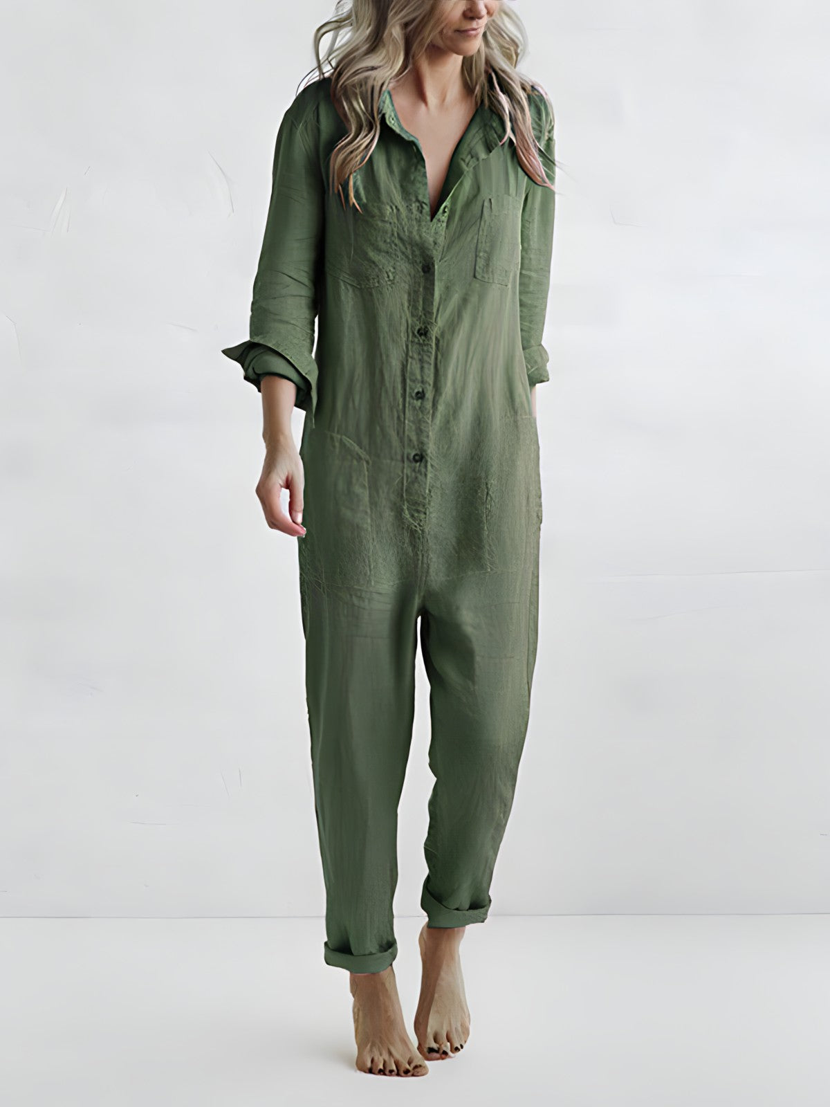 Dames Jumpsuit Getailleerd Polyester Elegante Stijl 6