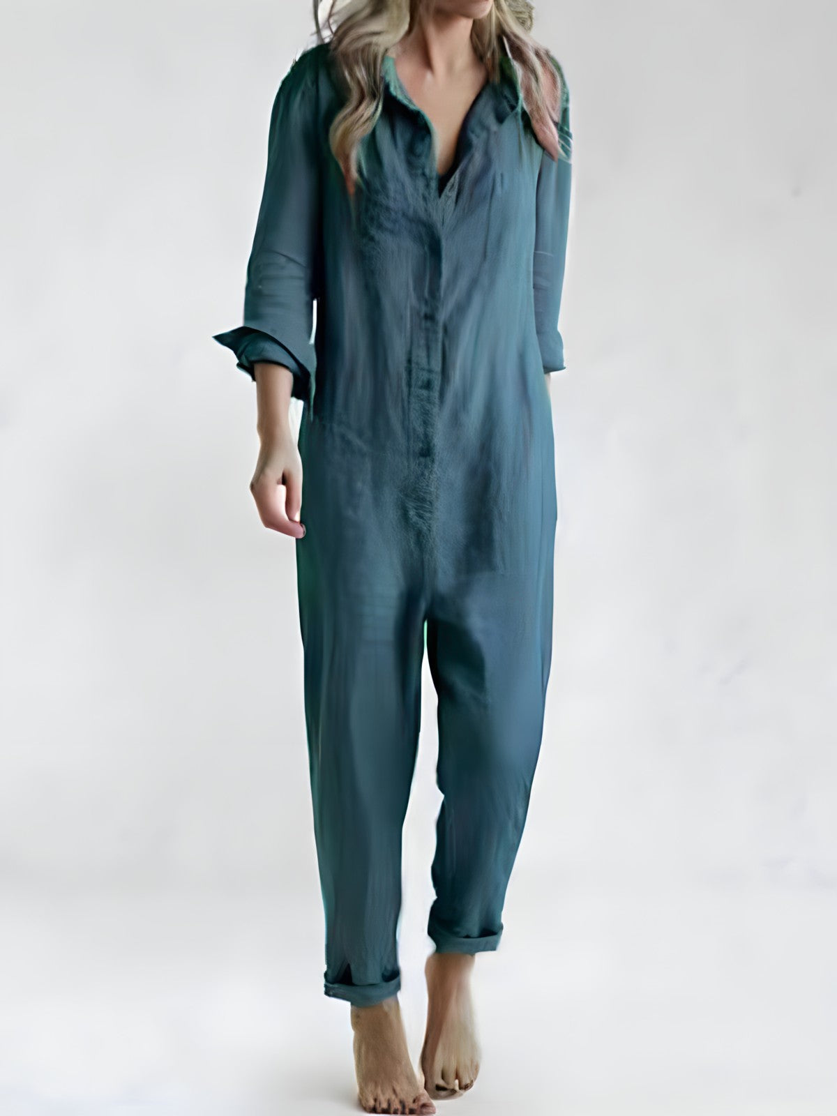 Dames Jumpsuit Getailleerd Polyester Elegante Stijl 7