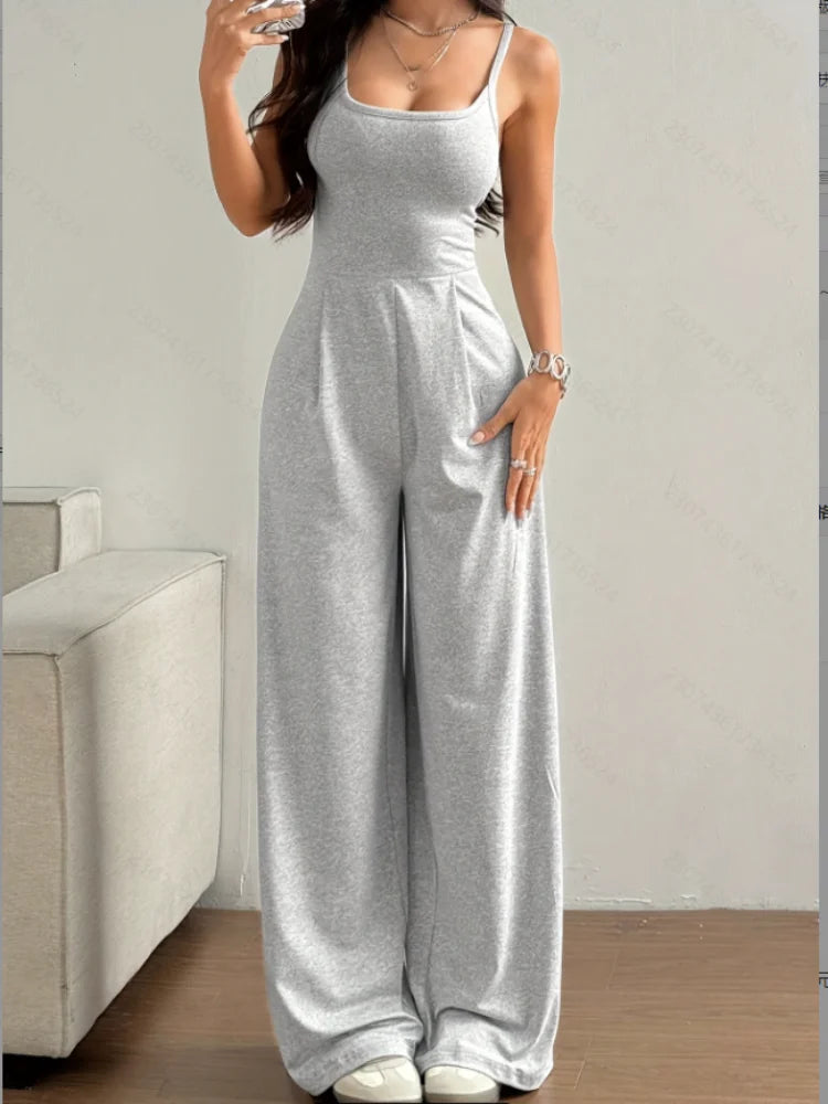 Dames Jumpsuit Halter Mouwloos 1
