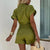 Dames Jumpsuit Korte Mouwen Casual Stijl Ademend Materiaal 2