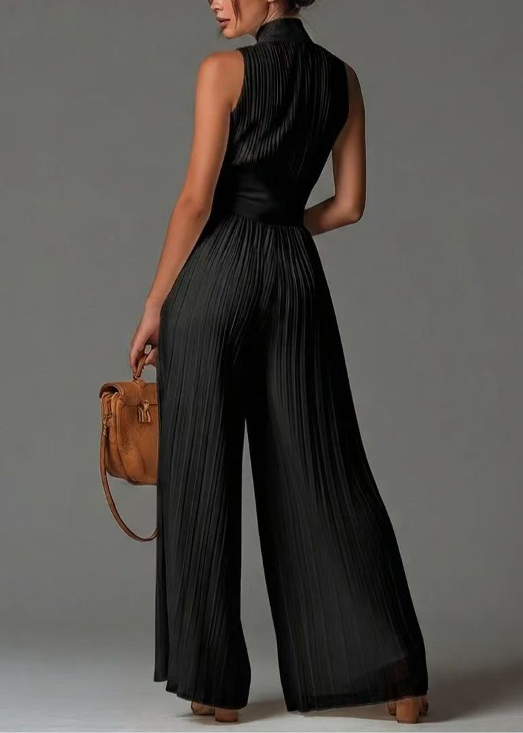 Dames Jumpsuit Met Print En Ritssluiting Gerimpeld Zomerstijl 2