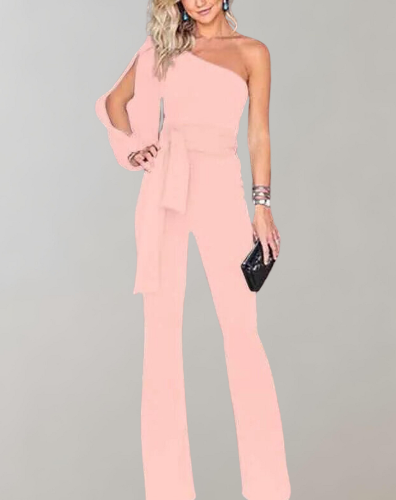Dames Jumpsuit Met Strikceintuur 11