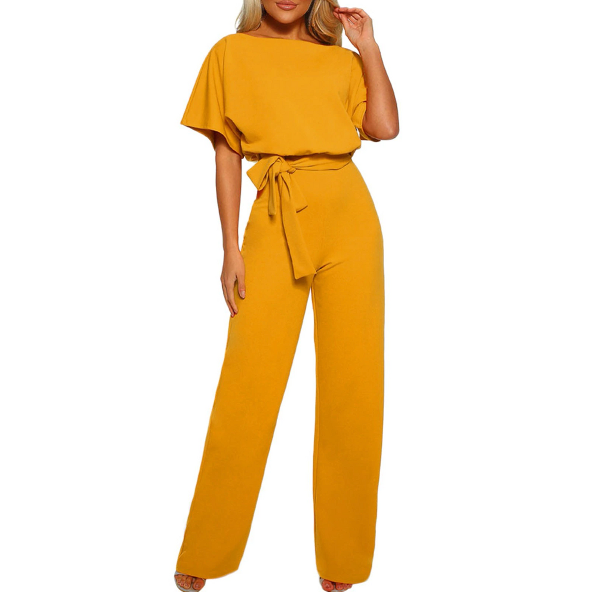 Dames Jumpsuit Met Uitgestrekte Mouwen En Comfortabele Pasvorm 3