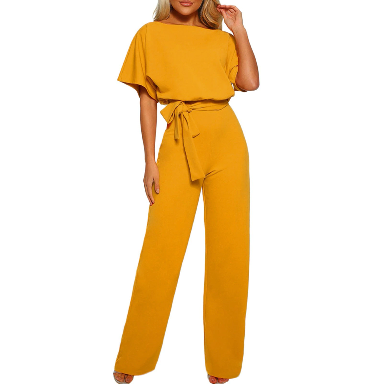 Dames Jumpsuit Met Uitgestrekte Mouwen En Comfortabele Pasvorm 3