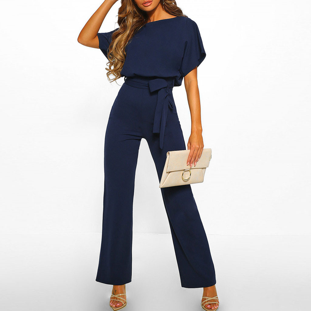 Dames Jumpsuit Met Uitgestrekte Mouwen En Comfortabele Pasvorm 6