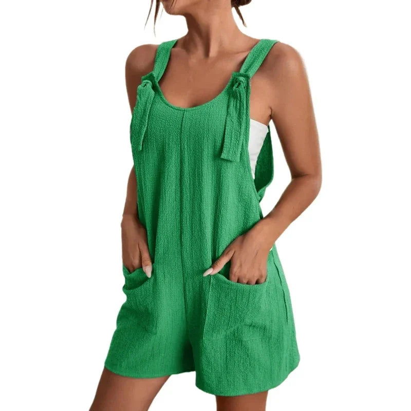 Dames Jumpsuit Mouwloos met Wijde Pijpen 6