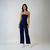 Dames Jumpsuit Strapless Met Brede Pijpen 1