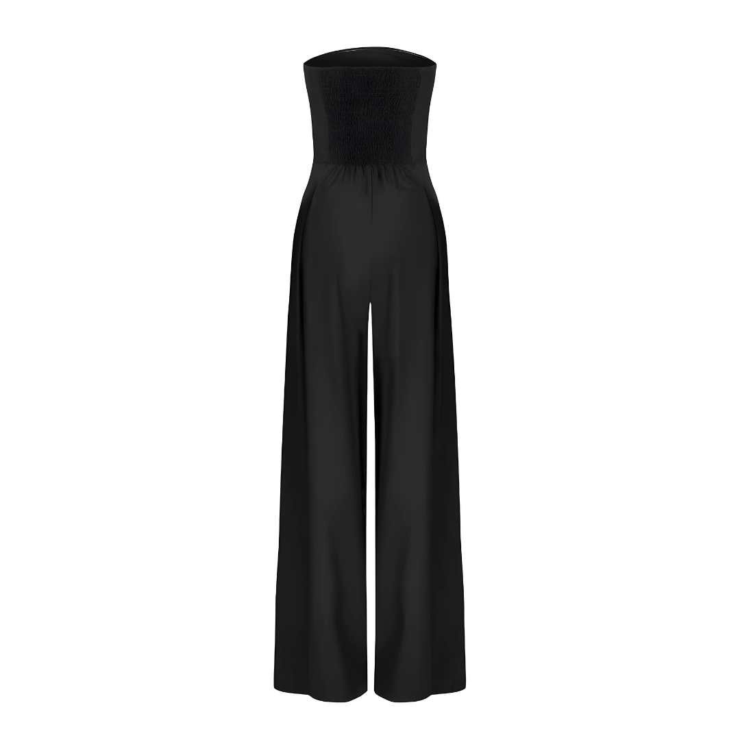 Dames Jumpsuit Strapless Met Slank Silhouet 3
