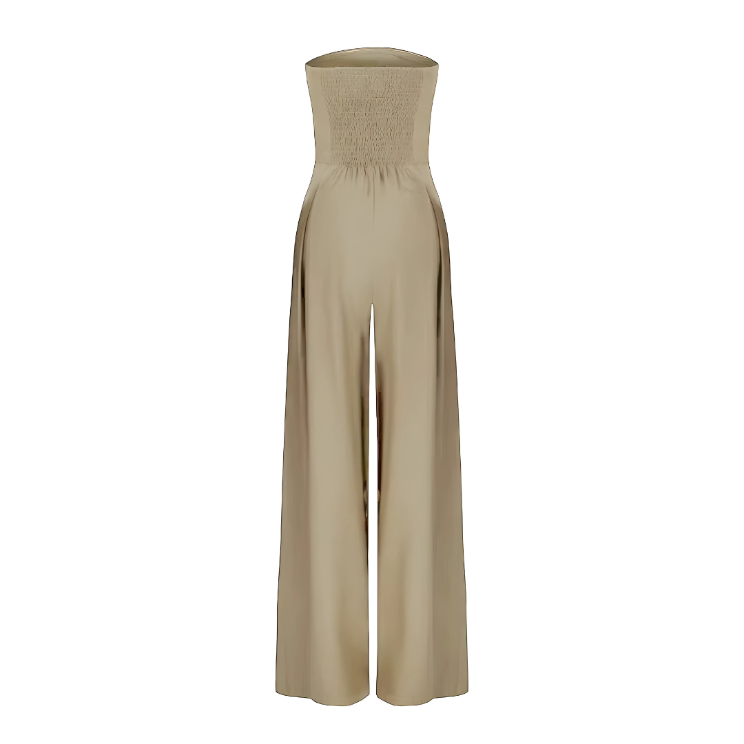 Dames Jumpsuit Strapless Met Slank Silhouet 4