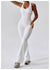 Dames Jumpsuit V-Hals Getailleerd Nylon Sportief 9