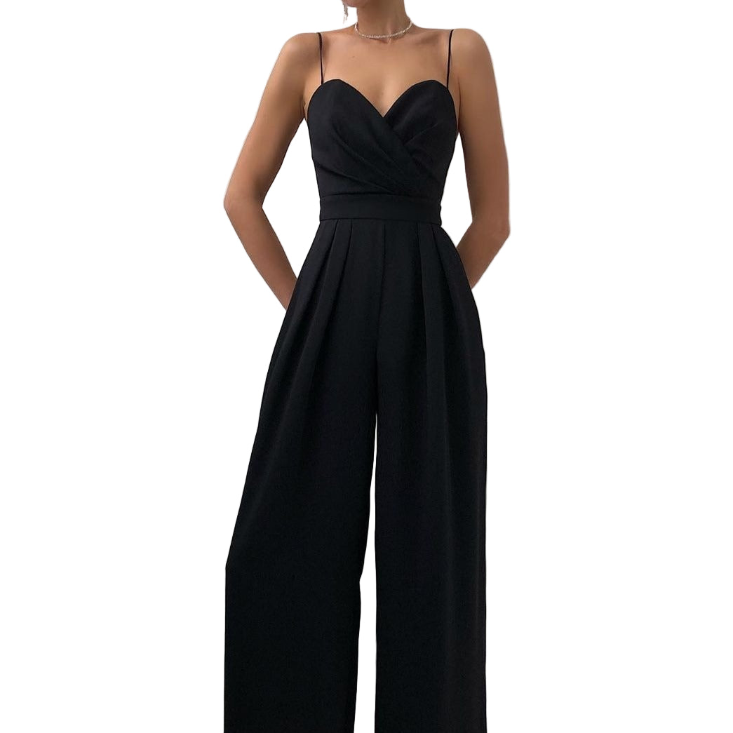 Dames Jumpsuit Verstelbare Bandjes Feestelijk Stijl 0