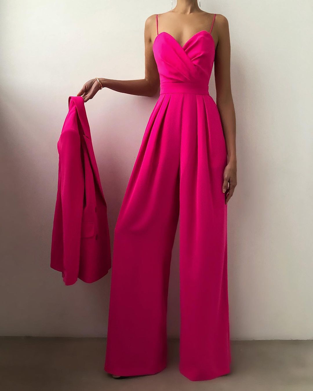 Dames Jumpsuit Verstelbare Bandjes Feestelijk Stijl 3