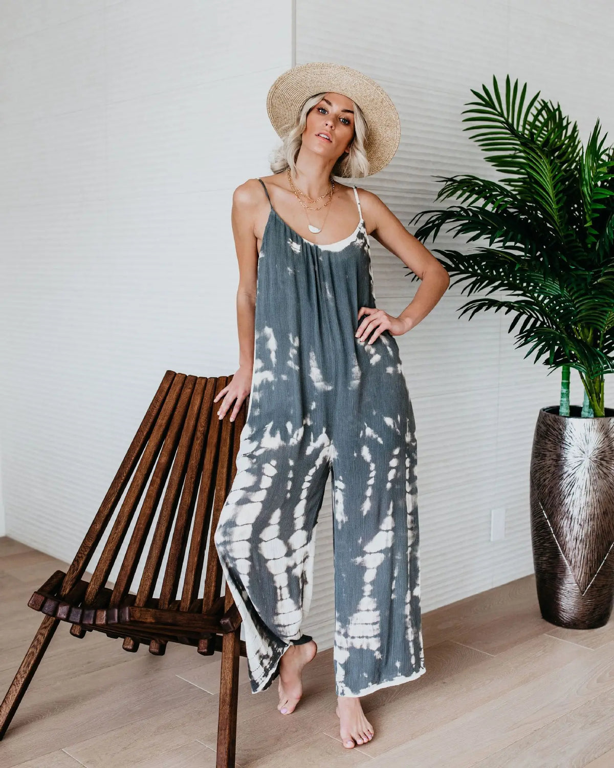 Dames Jumpsuit Wijde Pijpen 0