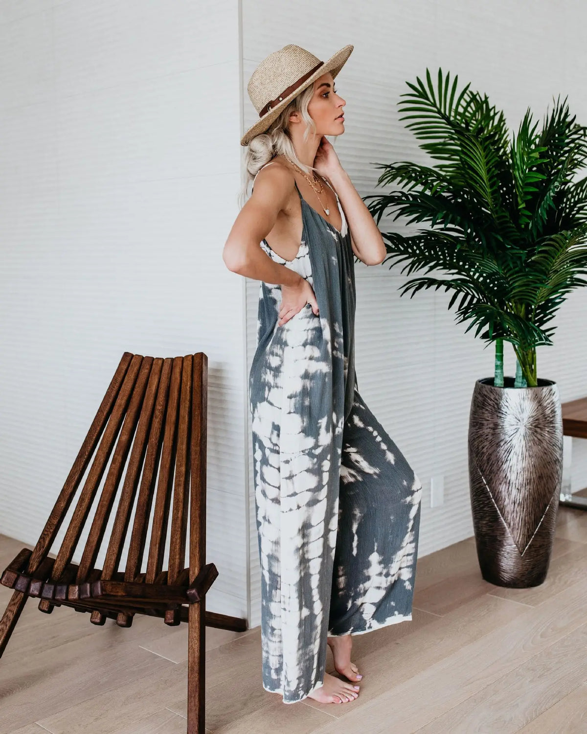 Dames Jumpsuit Wijde Pijpen 3
