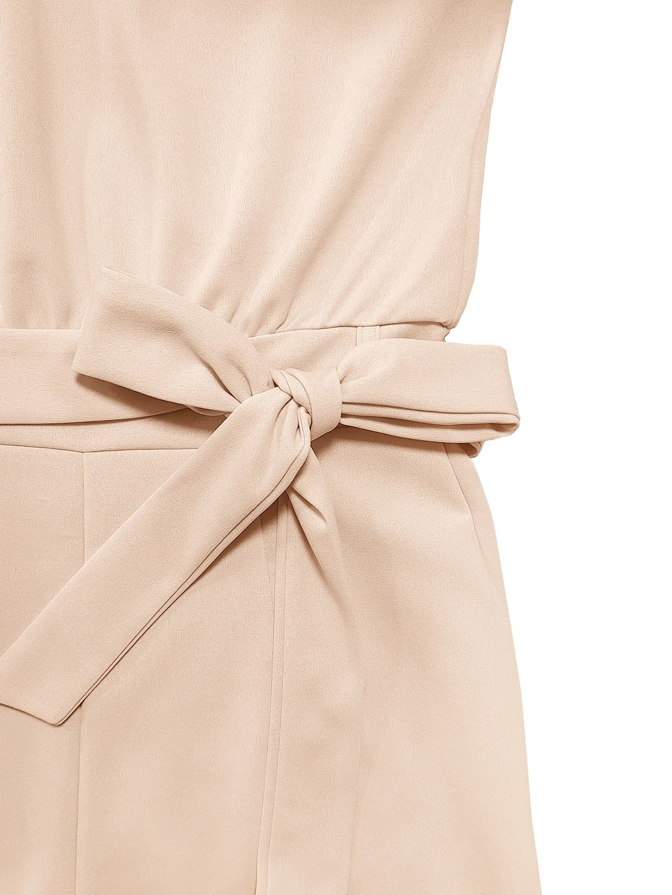 Dames Jumpsuit Wijde Pijpen Met Riem Casual Stilvolle Outfit 5