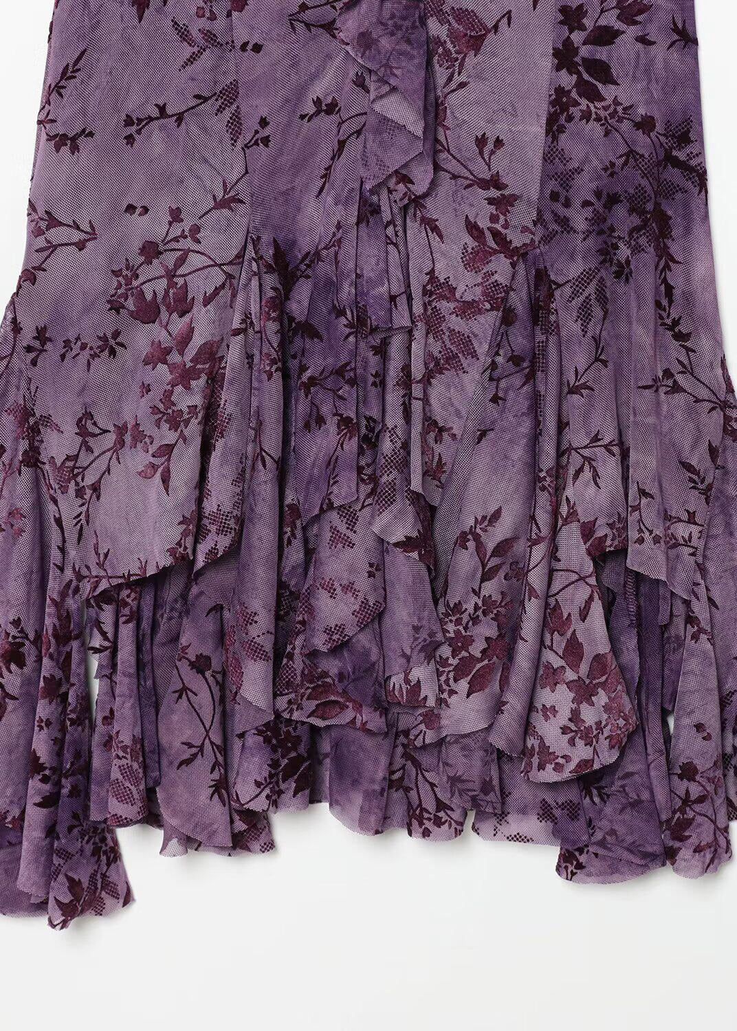 Dames Jurk Asymmetrisch Kant Spaghettibandjes Zomer 4
