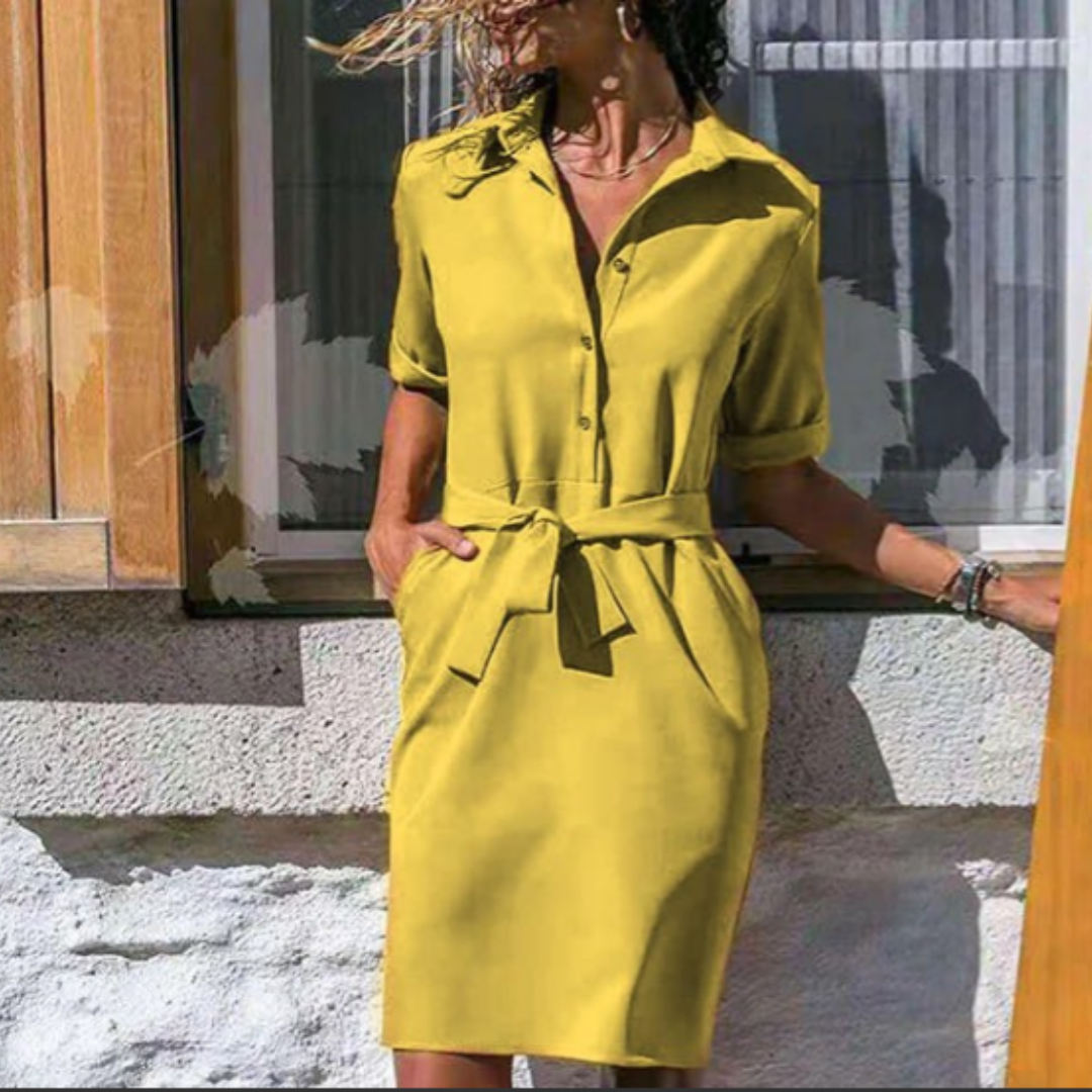 Dames Jurk Casual Zomerjurkjes Comfortabele Pasvorm Hoogwaardige Stoffen 4