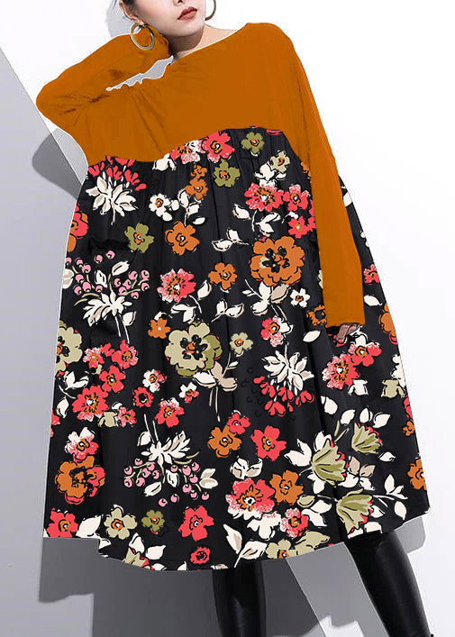 Dames Jurk Katoen O-Hals Casual Met Tailleaccent 7