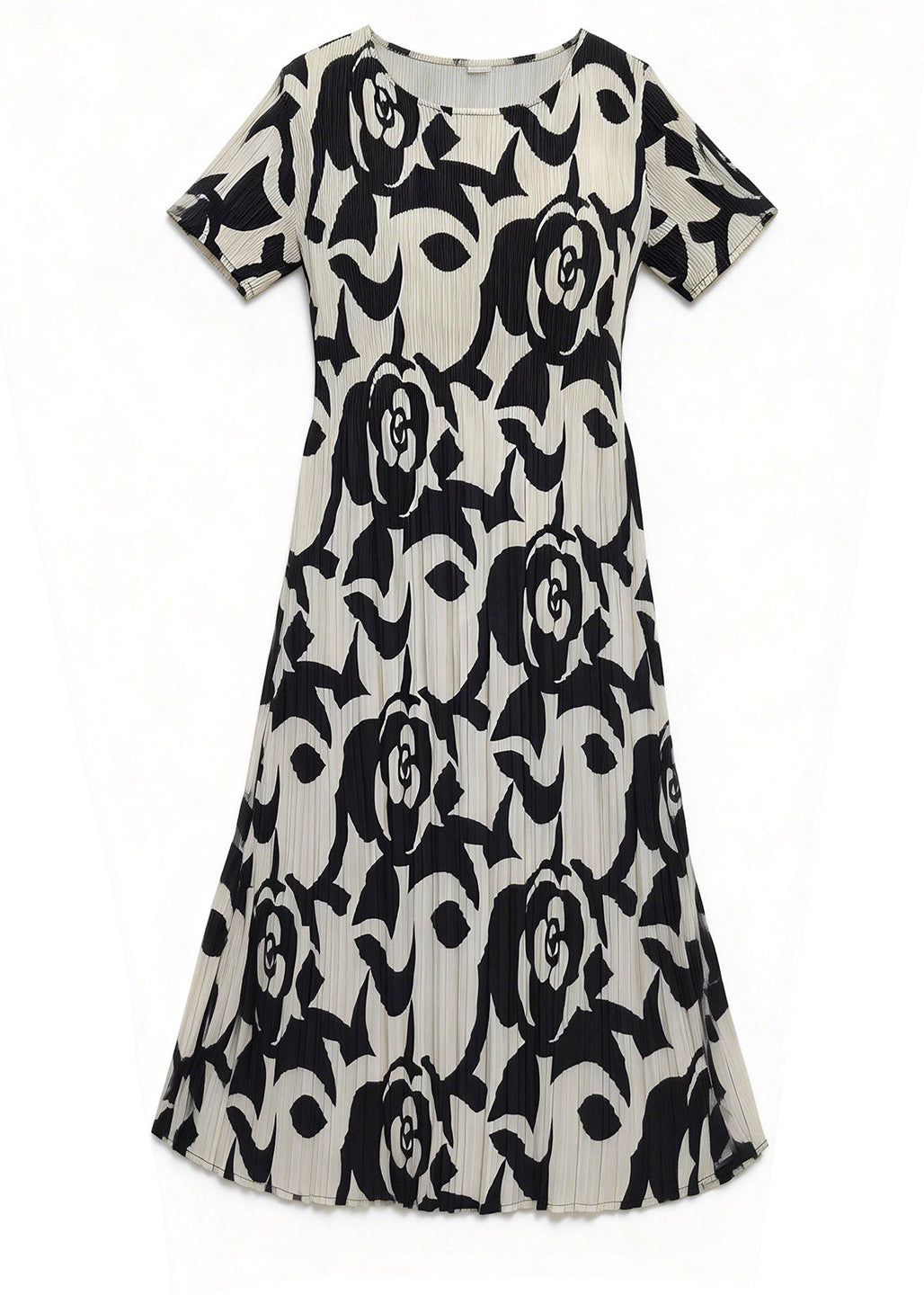 Dames Jurk Losse Pasvorm O-hals Print Zomer 4