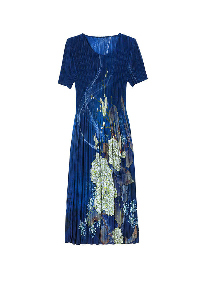 Dames Jurk Losse Pasvorm O-hals Zomerprint 4