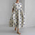 Dames Jurk Met Bloemenprint Zachte Katoen 7
