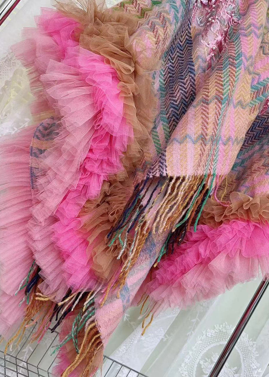 Dames Jurk Mid-Cape Met Lange Mouwen En Print 4