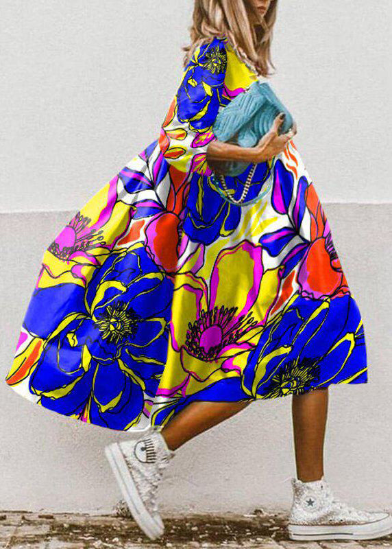 Dames Jurk Print Chiffon Oversized Zomerstijl 2
