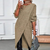 Dames Jurk Sweaterdress Luxe Stijl Met Lange Mouwen 3