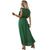 Dames Jurk V-Hals Boheemse Stijl Zacht Ademend 0