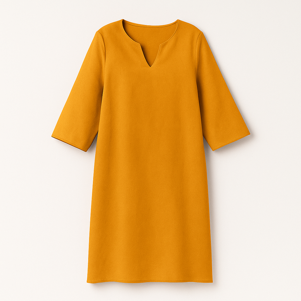 Dames Jurk V-hals Stijlvol voor Herfst en Winter 3