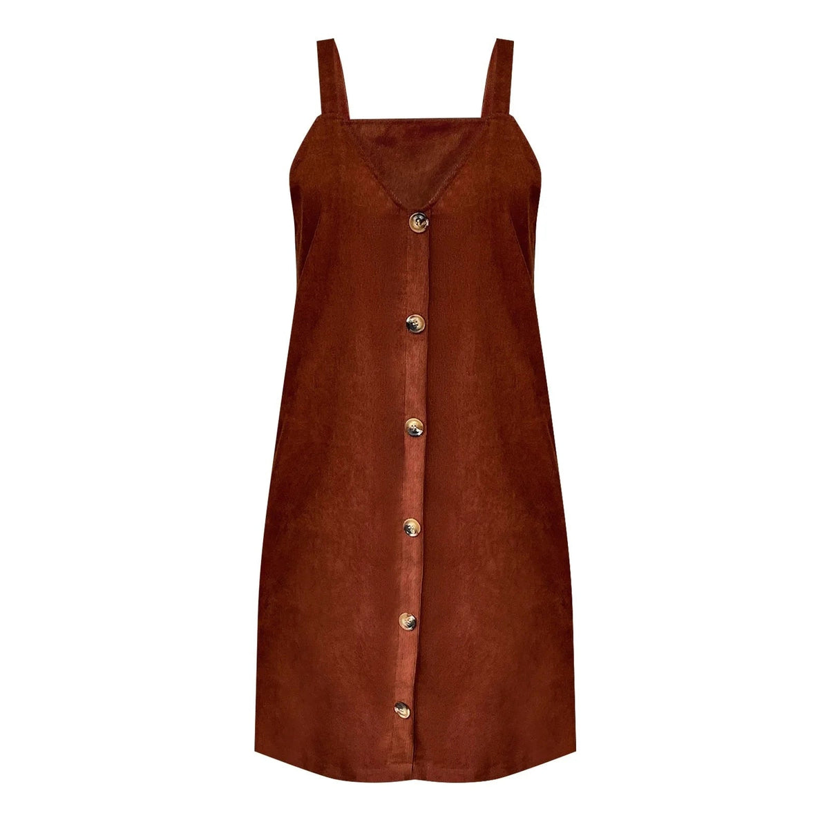 Dames Jurk met V-hals en Knoopdetails 7
