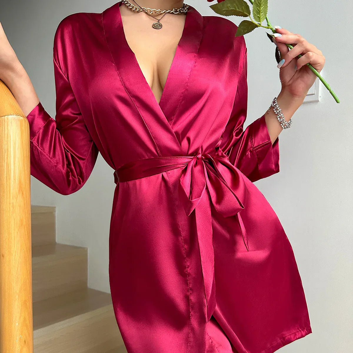 Dames Kamerjas met Vetersluiting en Casual Stijl 1