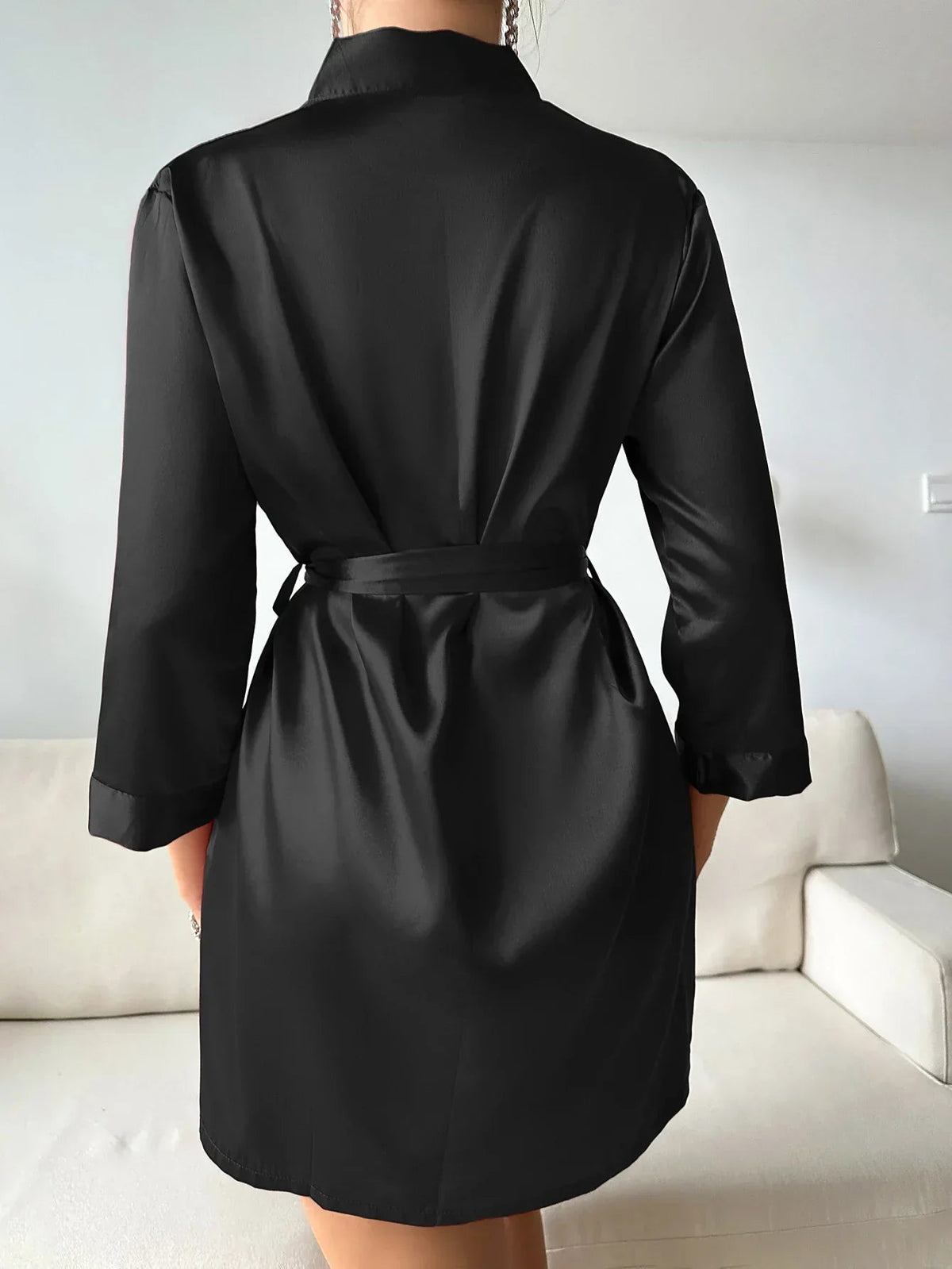 Dames Kamerjas met Vetersluiting en Casual Stijl 2