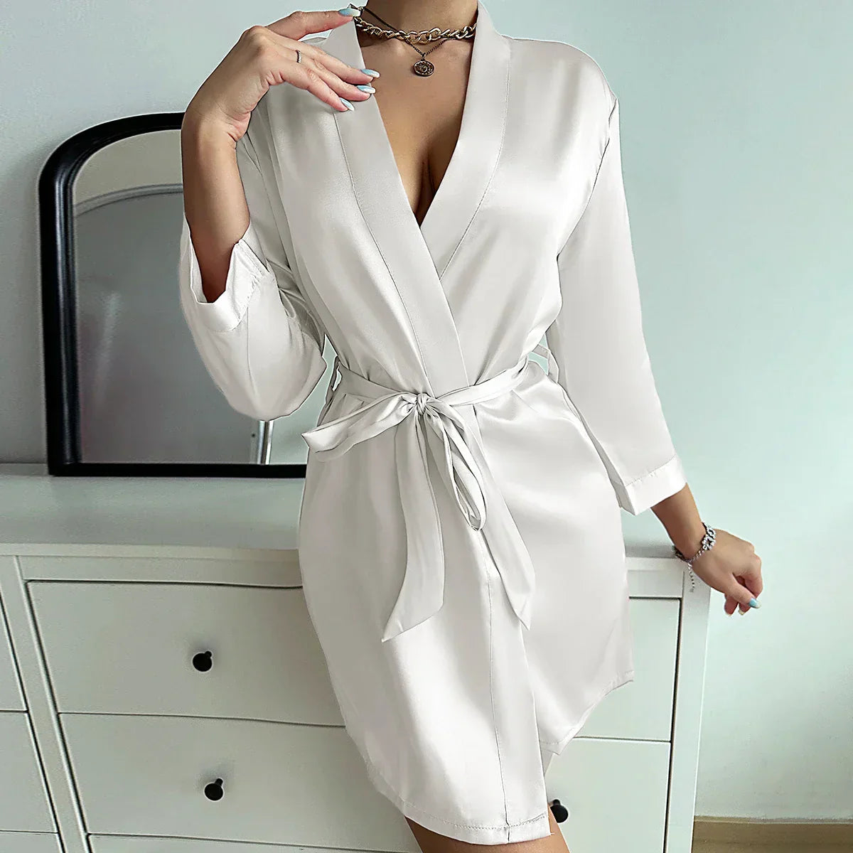 Dames Kamerjas met Vetersluiting en Casual Stijl 3