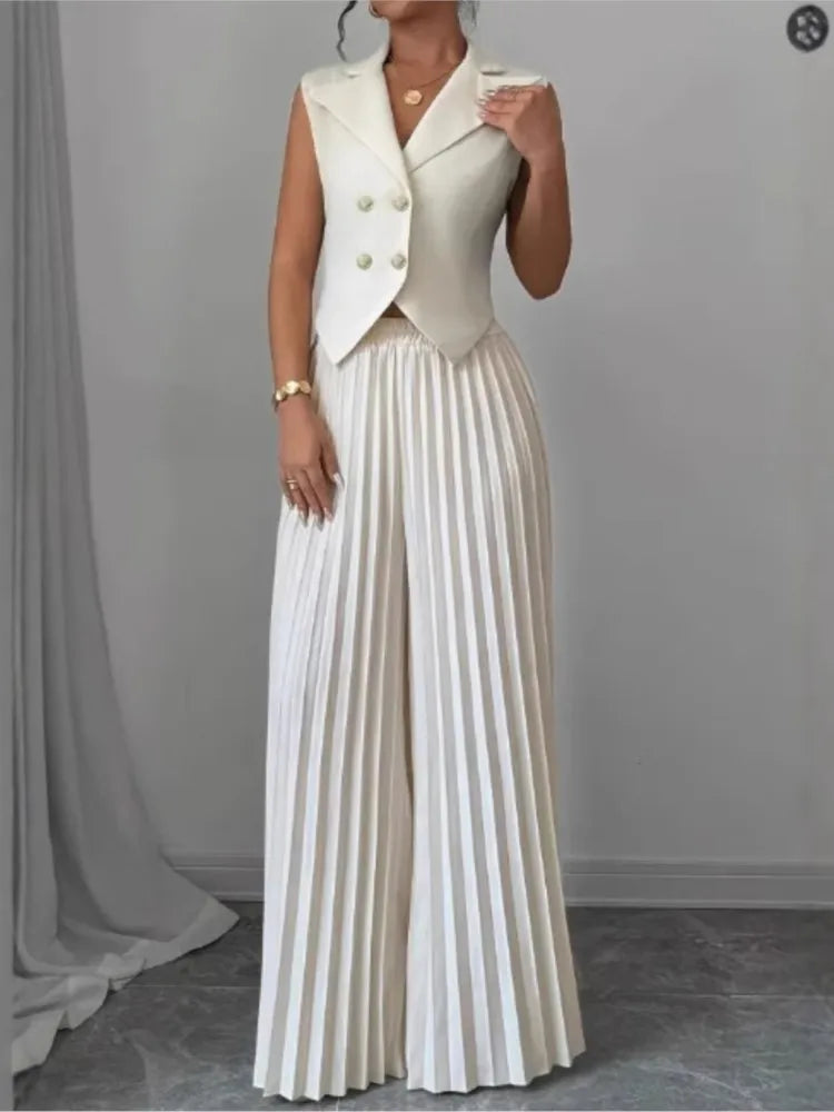 Dames Kantoorpak Casual Tweedelige Set 0
