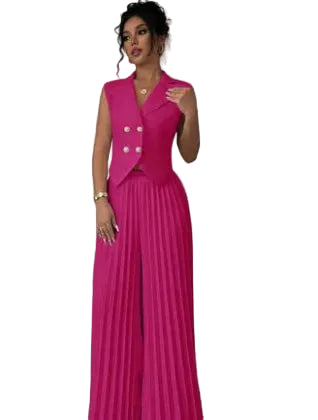 Dames Kantoorpak Casual Tweedelige Set 12