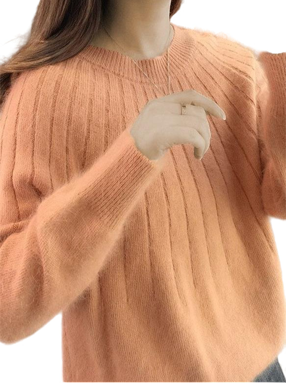 Dames Kasjmier Gebreide Trui Modern Stijl voor Herfst en Winter 6