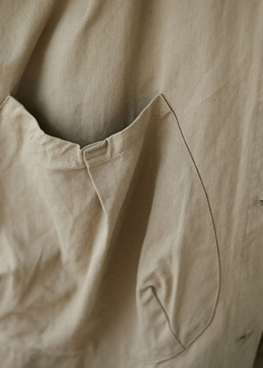 Dames Katoenen Jas met Capuchon en Zakken 4