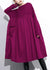 Dames Katoenen Shift Jurk Hoge Taille Met Patchwork Design 1