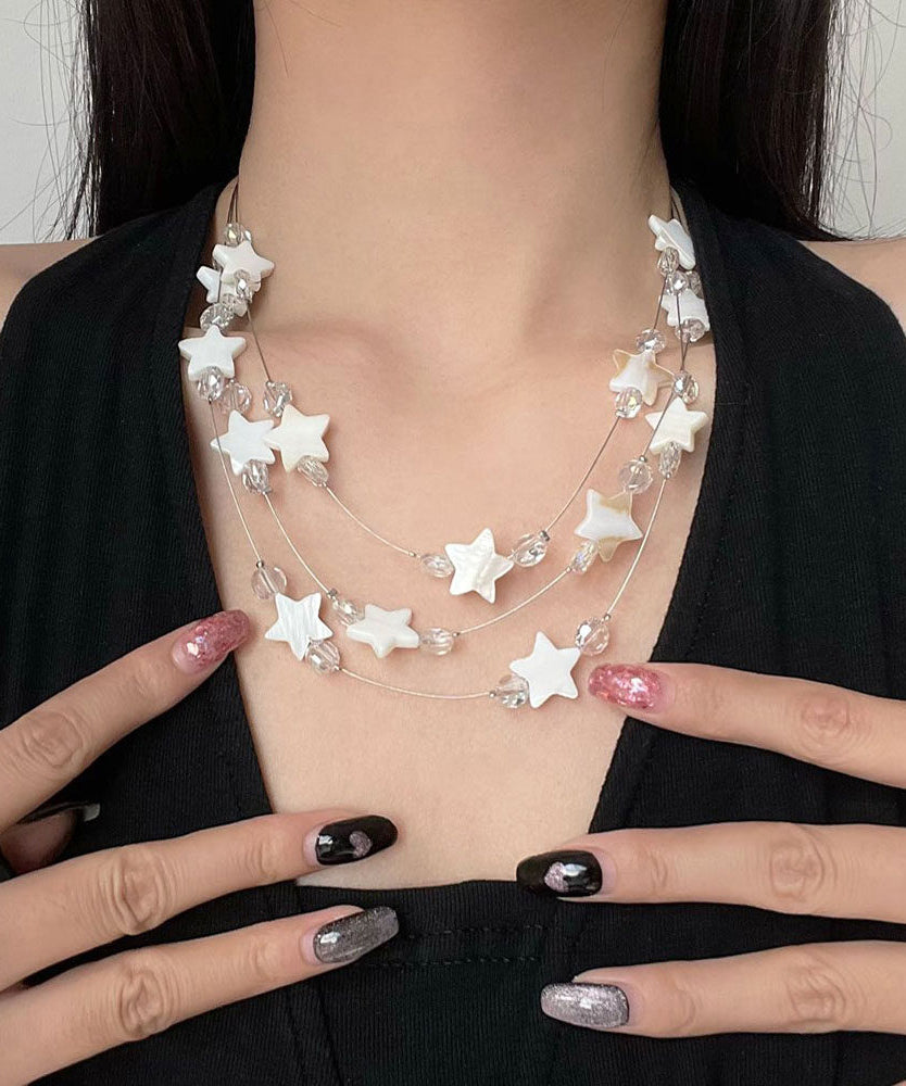 Dames Ketting Boheemse Meerdere Lagen Met Ster- en Schelpdetails 2