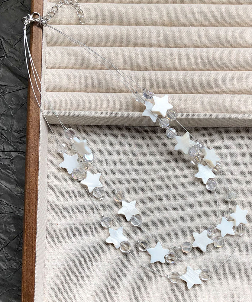 Dames Ketting Boheemse Meerdere Lagen Met Ster- en Schelpdetails 4