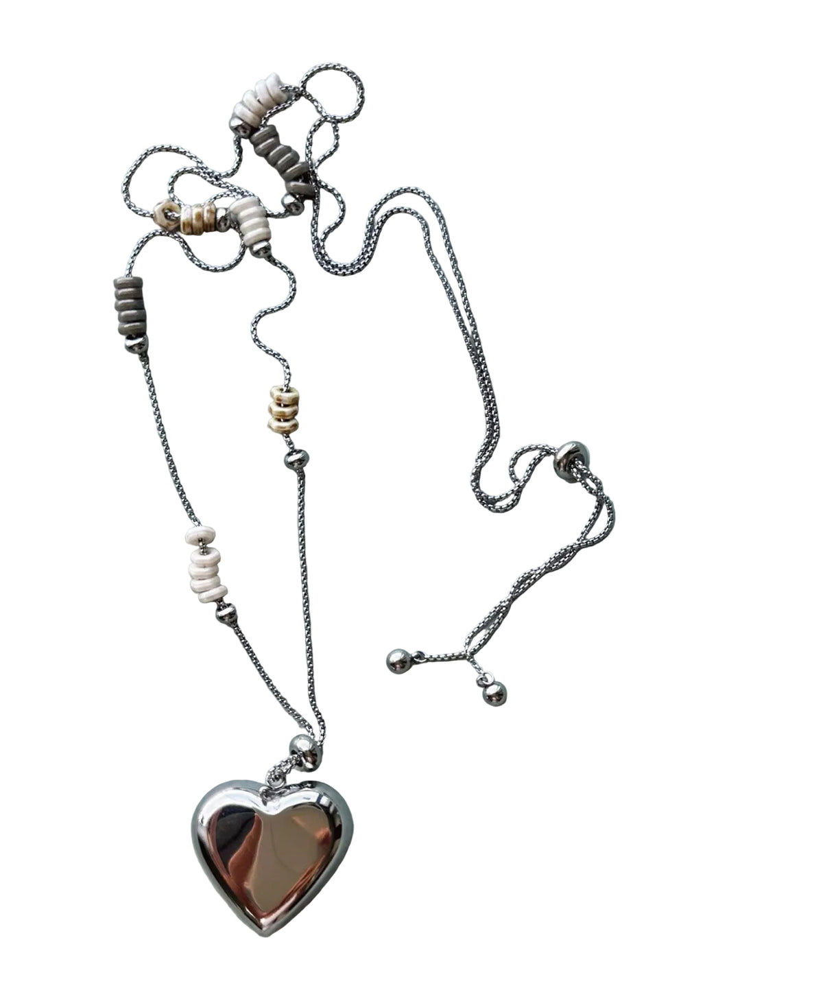 Dames Ketting Lange Boheemse Liefdeshart Hanger 0
