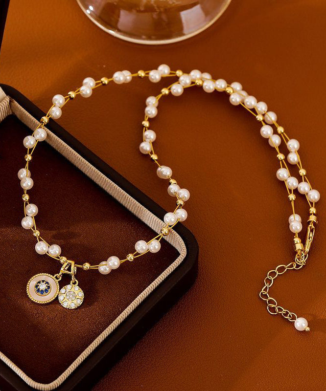 Dames Ketting Met Hanger Goudkleurig Modern Design 0