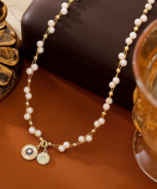 Dames Ketting Met Hanger Goudkleurig Modern Design 2