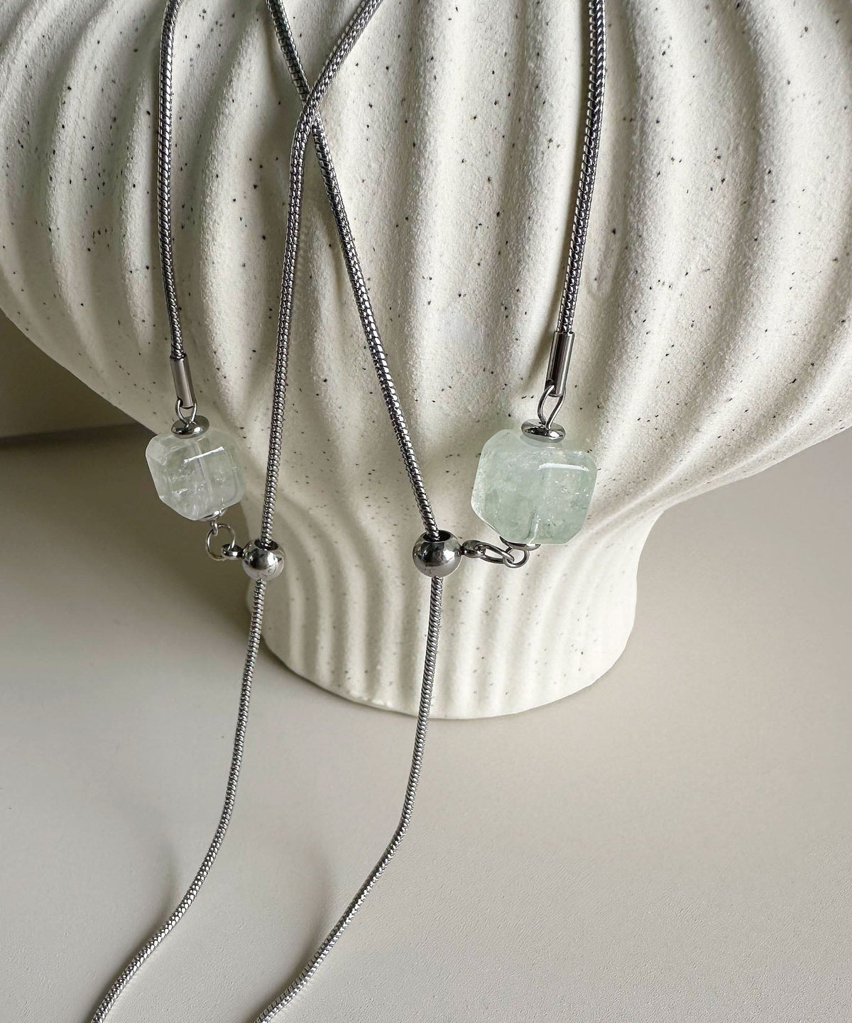 Dames Ketting Met Kristal En Natuursteen Stijlvol Design 3
